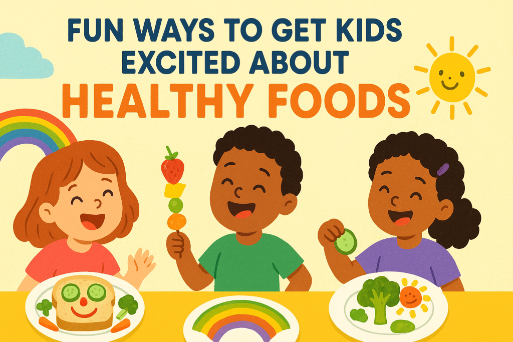fun ways to get excited about healthy foods
